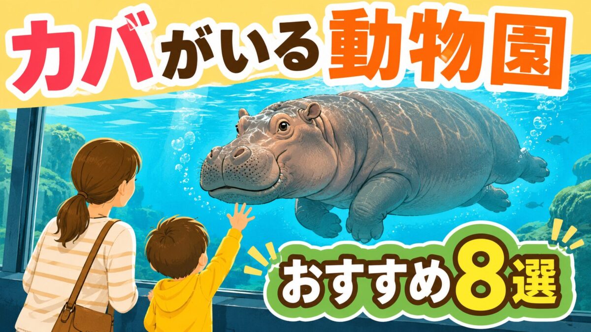 カバがいる動物園おすすめ8選のアイキャッチ