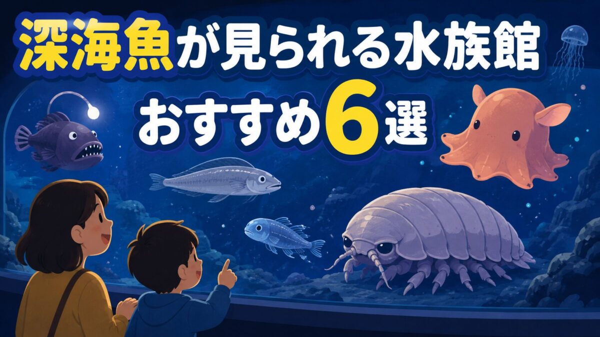深海魚が見られる水族館おすすめ6選のアイキャッチ