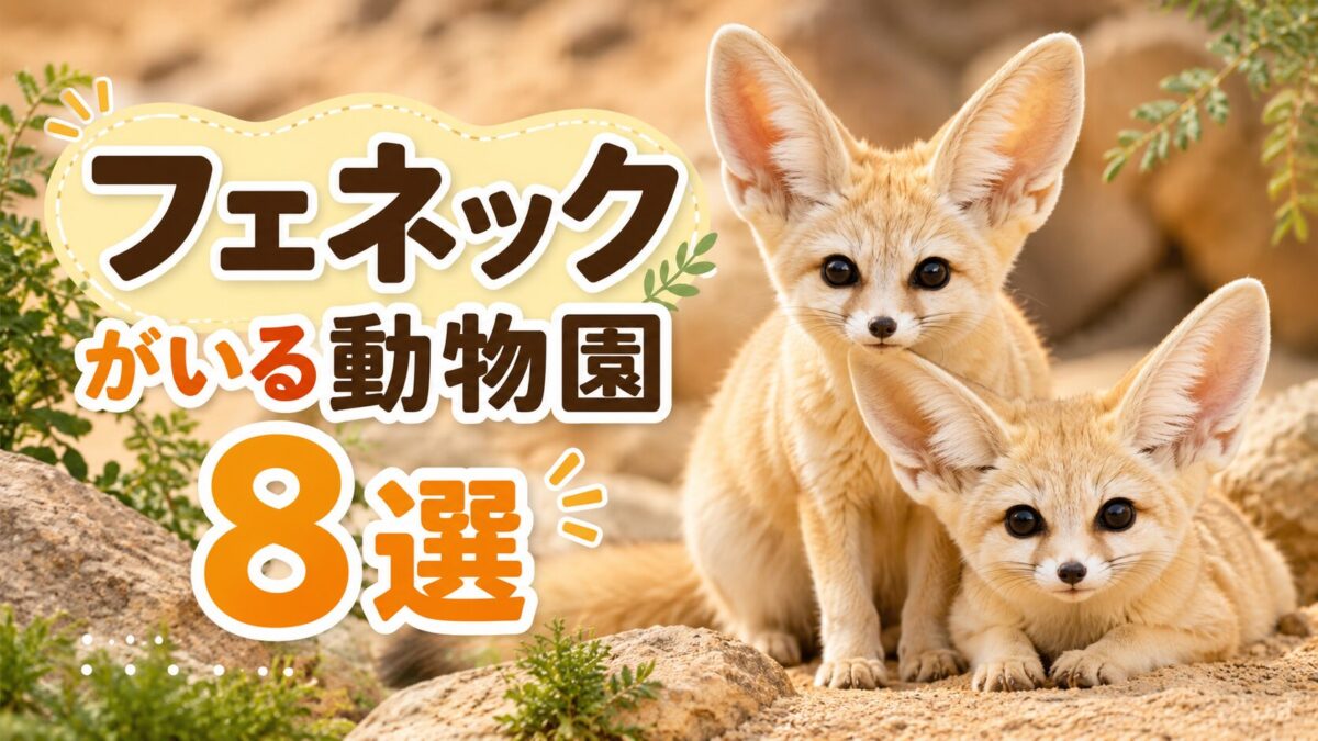 フェネックがいる動物園8選（アイキャッチ）